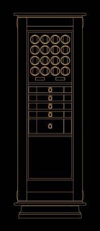 Exclusive luxury safe THE caudillo