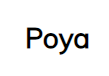 POYA