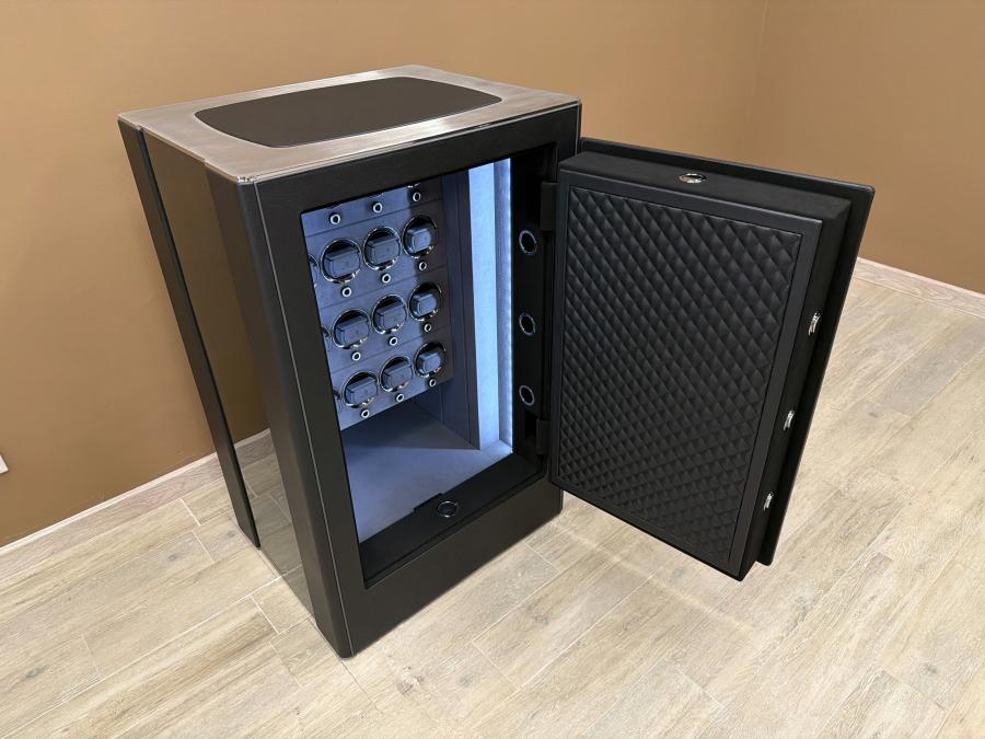 Сейф для автоподзавода и хранения часов PaulDesign Alliance 100 Black