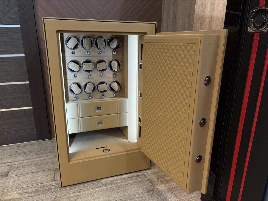 Сейф для автоподзавода и хранения 12-ти часов PaulDesign Inbuilt 100 BG (виндеры)