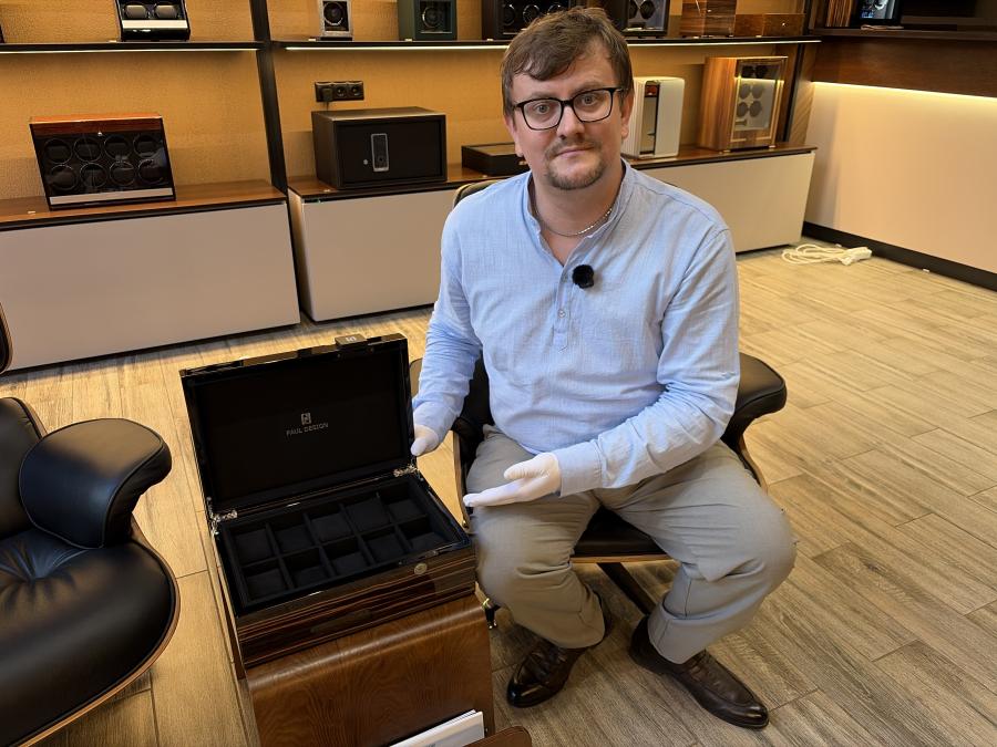Шкатулка для хранения 10-ти часов Gentlemen Box 10 L SL