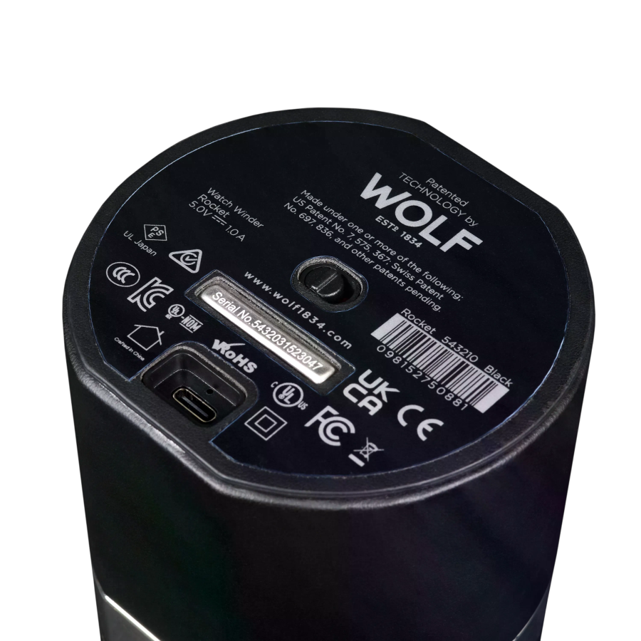 Футляр-шкатулка для автоподзавода 1-х часов Wolf 543210