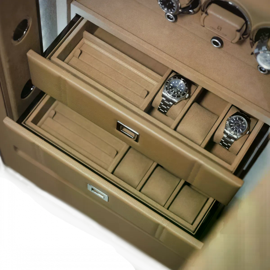 Сейф для автоподзавода и хранения 12-ти часов PaulDesign Inbuilt 100 BG (виндеры)