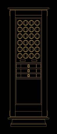 Exclusive luxury safe THE caudillo